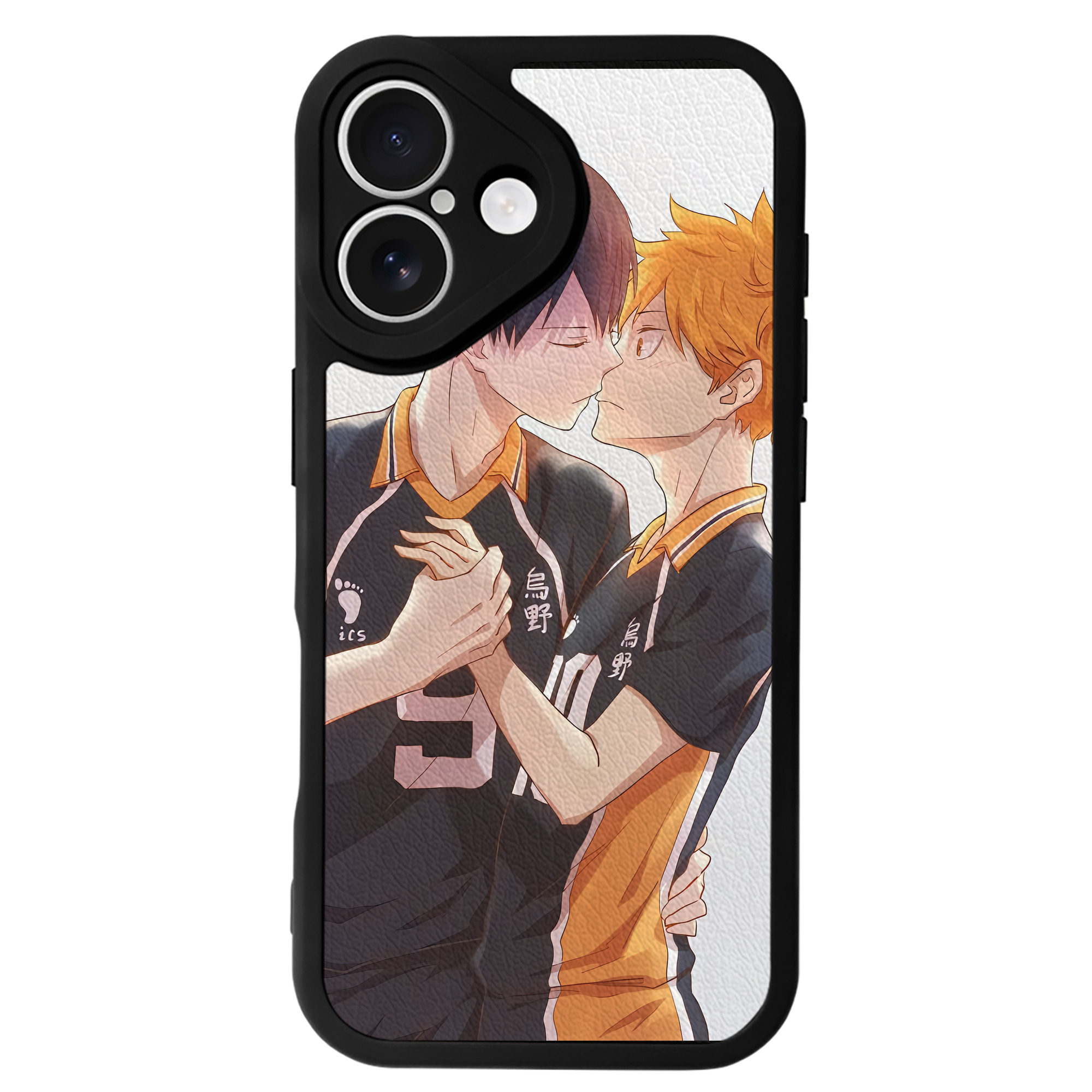 （画像用） ハイキュー!! Haikyu!! 【iPhone 16シリーズ対応】シリコンスマホケース（レザー調） 材質：シリコン